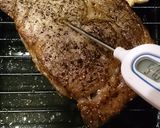 A picture of step 10 of Super Thick Rare Wagyu Steak.