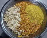 A picture of step 4 of Khambhat Famous Papad Chavanu.