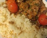 Foto del paso 5 de la receta: Tacos de pollo en salsa de Leche de Coco, Yakiniku y Lima con Cherrys y Arroz Jazmín