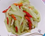 Foto langkah ke 6 dari resep Tumis Labu Siam.