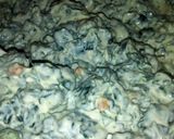 A picture of step 1 of BellaDonnas Spinach Dip.