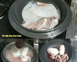 Hình bước làm 2 của món Nộm Mực Rau Củ 오징어 초무침