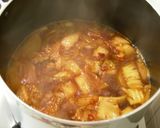 A picture of step 5 of The Meat is Fall-Apart Tender! Daikon Radish and Spareribs Simmered with Kimchi.
