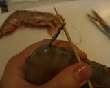A picture of step 2 of Osechi Shrimp.