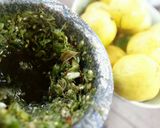 A picture of step 5 of Pepper Mints and Coriander Spicy Sauce For Seafood or Noodles Rolls.