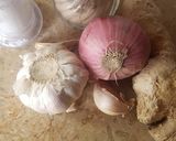 A picture of step 1 of Chicken vegetables soup.