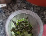 A picture of step 2 of Cucumber cooler.