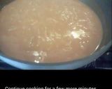 A picture of step 3 of Easy Beef Stroganoff (using left over sirloin steak).