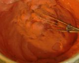 A picture of step 2 of Sunshine's strawberry angel cake.