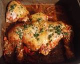 Foto del paso 3 de la receta: Pollo rojo con papas al horno