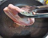 A picture of step 3 of Ham Steak With Honey Mustard Sauce.