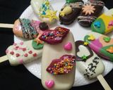 A picture of step 7 of Cakesicles.