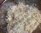 A picture of step 3 of Onion Okonomiyaki.