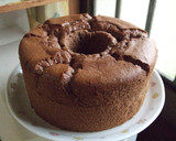 A picture of step 14 of Moist and Soft Cocoa Chiffon Cake.