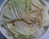 A picture of step 4 of Microwave-Steamed Pork Belly and Chinese Cabbage.
