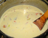 A picture of step 4 of Creamy Kabocha Squash Chowder.