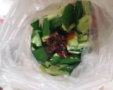 A picture of step 3 of Simple & Superb Korean Spicy Cucumbers.