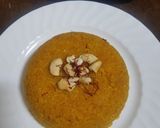 A picture of step 8 of Mango Kesari / mango sheera.