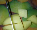 A picture of step 1 of Aloo masala chaat.