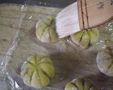 A picture of step 7 of Halloween Wagashi - Kabocha Squash Mochi.