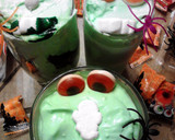 A picture of step 4 of Monster Eyes n Slime Oreo Layered Dessert ~ halloween.