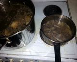 A picture of step 10 of Pho (special beef noodle soup).