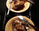 A picture of step 15 of Taisen's simple filet with onions.