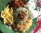 Foto langkah ke 3 dari resep Nasi uduk ijo.