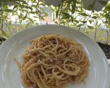 Hình bước làm 4 của món Mỳ Ý sốt kem trứng Carbonara