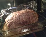 A picture of step 4 of Roasted Ham with Honey Glaze.