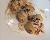 Foto del paso 6 de la receta: Paccheri rellenos de berenjena, nueces con vinagreta de requesón