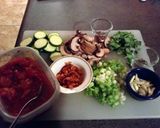 A picture of step 1 of One Pot( No Straining ) Pasta Hodgepodge.