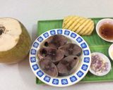 Hình bước làm 1 của món Cá ngừ kho dứa và nước dừa