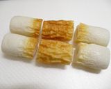 A picture of step 4 of Kamaboko Fish Cake Roses in Cheese Chikuwa - A Charaben Side Dish.