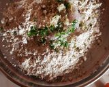 A picture of step 1 of Mix flour vegetable paratha.