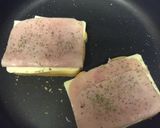 A picture of step 5 of Fantabulous Grilled Ham And Cheese With The Wizzzzz N American.