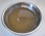 A picture of step 2 of Chawan-mushi (Our Family's Golden Ratio).