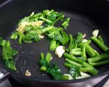 A picture of step 1 of LG KAI LAN WITH PRICKLE CARROT( VEGAN ).