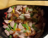 A picture of step 5 of Red Beans and Rice.