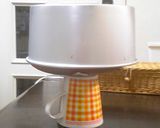 A picture of step 10 of Chiffon Cake with Kuromitsu and Kinako.