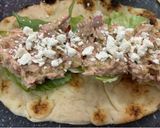 A picture of step 1 of Tuna salad wrap lunch.