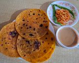 A picture of step 5 of Thepla with Tea.