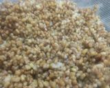 A picture of step 1 of Mooth daal cheela flowers.