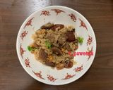 รูปขั้นตอนการทำที่ 5 ของ ข้าวอบกุนเชียงในหม้อหุงข้าว