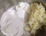 A picture of step 1 of Singhada jalebi.