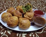 A picture of step 6 of Peas bonda (mutter vada).