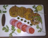 A picture of step 6 of Purple Baigan Bhaja.
