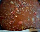 A picture of step 3 of My 3 Layer lasagne 😘.