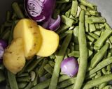 A picture of step 1 of French Beans Ki Sabji.