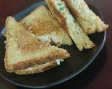 A picture of step 4 of Multi grain sandwich.